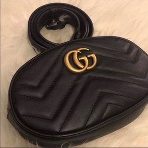 Gucci fanny pack/ belt bag with removable belt